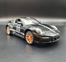Load image into Gallery viewer, Explorafind 2021 Porsche 911 Turbo S Black 1:24 Die Cast Car