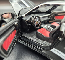 Load image into Gallery viewer, Explorafind 2021 Porsche 911 Turbo S Black 1:24 Die Cast Car