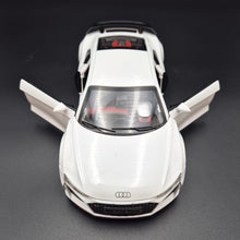 Load image into Gallery viewer, Explorafind 2020 Audi R8 V10 White 1:24 Die Cast Car