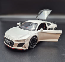 Load image into Gallery viewer, Explorafind 2020 Audi R8 V10 White 1:24 Die Cast Car
