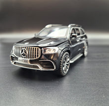 Load image into Gallery viewer, Explorafind 2021 Mercedes-Benz GLS 63 Black 1:24 Die Cast Car