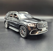 Load image into Gallery viewer, Explorafind 2021 Mercedes-Benz GLS 63 Black 1:24 Die Cast Car
