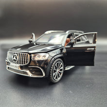 Load image into Gallery viewer, Explorafind 2021 Mercedes-Benz GLS 63 Black 1:24 Die Cast Car