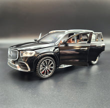Load image into Gallery viewer, Explorafind 2021 Mercedes-Benz GLS 63 Black 1:24 Die Cast Car