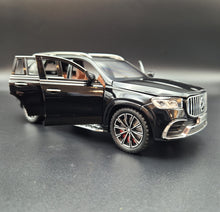 Load image into Gallery viewer, Explorafind 2021 Mercedes-Benz GLS 63 Black 1:24 Die Cast Car