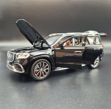 Load image into Gallery viewer, Explorafind 2021 Mercedes-Benz GLS 63 Black 1:24 Die Cast Car