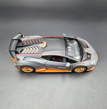 Load image into Gallery viewer, Explorafind 2022 Lamborghini Huracan STO Matte Grey 1:24 Die Cast Car