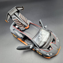 Load image into Gallery viewer, Explorafind 2022 Lamborghini Huracan STO Matte Grey 1:24 Die Cast Car