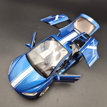 Load image into Gallery viewer, Explorafind 2020 Tesla Model X Blue 1:24 Die Cast Car