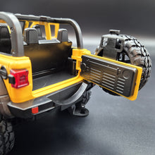 Load image into Gallery viewer, Explorafind 2020 Jeep Wrangler Rubicon Yellow 1:20 Die Cast Car
