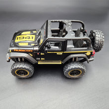 Load image into Gallery viewer, Explorafind 2020 Jeep Wrangler Rubicon Black 1:20 Die Cast Car