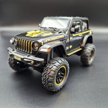 Load image into Gallery viewer, Explorafind 2020 Jeep Wrangler Rubicon Black 1:20 Die Cast Car