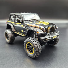 Load image into Gallery viewer, Explorafind 2020 Jeep Wrangler Rubicon Black 1:20 Die Cast Car