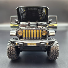 Load image into Gallery viewer, Explorafind 2020 Jeep Wrangler Rubicon Black 1:20 Die Cast Car