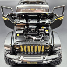 Load image into Gallery viewer, Explorafind 2020 Jeep Wrangler Rubicon Black 1:20 Die Cast Car