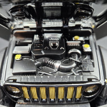 Load image into Gallery viewer, Explorafind 2020 Jeep Wrangler Rubicon Black 1:20 Die Cast Car