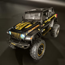 Load image into Gallery viewer, Explorafind 2020 Jeep Wrangler Rubicon Black 1:20 Die Cast Car