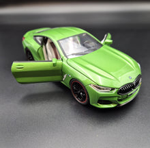 Load image into Gallery viewer, Explorafind 2023 BMW M8 840 Series Coupe Green 1:24 Die Cast Car