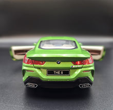 Load image into Gallery viewer, Explorafind 2023 BMW M8 840 Series Coupe Green 1:24 Die Cast Car