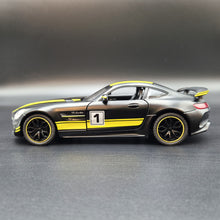 Load image into Gallery viewer, Explorafind 2021 Mercedes-Benz AMG GTR Matte Black 1:24 Die Cast Car