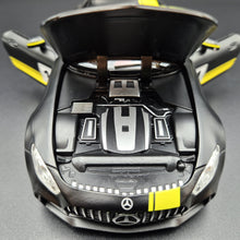 Load image into Gallery viewer, Explorafind 2021 Mercedes-Benz AMG GTR Matte Black 1:24 Die Cast Car