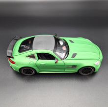 Load image into Gallery viewer, Explorafind 2021 Mercedes-Benz AMG GTR Bright Green 1:24 Die Cast Car