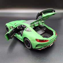 Load image into Gallery viewer, Explorafind 2021 Mercedes-Benz AMG GTR Bright Green 1:24 Die Cast Car