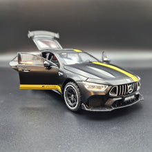 Load image into Gallery viewer, Explorafind 2021 Mercedes-Benz AMG GT63 Satin Black 1:24 Die Cast Car