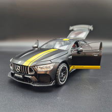 Load image into Gallery viewer, Explorafind 2021 Mercedes-Benz AMG GT63 Satin Black 1:24 Die Cast Car