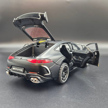 Load image into Gallery viewer, Explorafind 2021 Mercedes-Benz AMG GT63 Satin Black 1:24 Die Cast Car