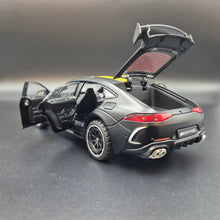 Load image into Gallery viewer, Explorafind 2021 Mercedes-Benz AMG GT63 Satin Black 1:24 Die Cast Car