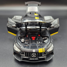 Load image into Gallery viewer, Explorafind 2021 Mercedes-Benz AMG GT63 Satin Black 1:24 Die Cast Car