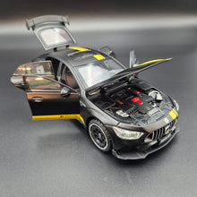 Load image into Gallery viewer, Explorafind 2021 Mercedes-Benz AMG GT63 Satin Black 1:24 Die Cast Car