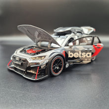 Load image into Gallery viewer, Explorafind 2021 Audi RS6 Wagon Grey Camouflage 1:24 Die Cast Car