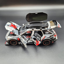 Load image into Gallery viewer, Explorafind 2021 Audi RS6 Wagon Grey Camouflage 1:24 Die Cast Car