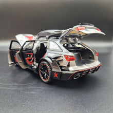 Load image into Gallery viewer, Explorafind 2021 Audi RS6 Wagon Grey Camouflage 1:24 Die Cast Car