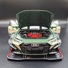 Load image into Gallery viewer, Explorafind 2021 Audi RS6 Wagon Green Camouflage 1:24 Die Cast Car