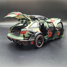 Load image into Gallery viewer, Explorafind 2021 Audi RS6 Wagon Green Camouflage 1:24 Die Cast Car