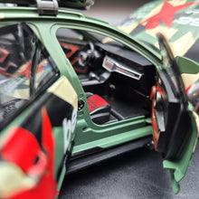 Load image into Gallery viewer, Explorafind 2021 Audi RS6 Wagon Green Camouflage 1:24 Die Cast Car