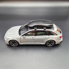 Load image into Gallery viewer, Explorafind 2022 Audi RS6 Avant Grey 1:24 Die Cast Car