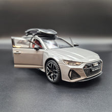Load image into Gallery viewer, Explorafind 2022 Audi RS6 Avant Grey 1:24 Die Cast Car