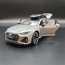 Load image into Gallery viewer, Explorafind 2022 Audi RS6 Avant Grey 1:24 Die Cast Car