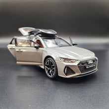 Load image into Gallery viewer, Explorafind 2022 Audi RS6 Avant Grey 1:24 Die Cast Car