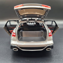 Load image into Gallery viewer, Explorafind 2022 Audi RS6 Avant Grey 1:24 Die Cast Car