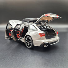 Load image into Gallery viewer, Explorafind 2022 Audi RS6 Avant Grey 1:24 Die Cast Car