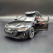 Load image into Gallery viewer, Explorafind 2022 Audi RS6 Avant Black 1:24 Die Cast Car