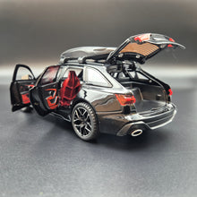 Load image into Gallery viewer, Explorafind 2022 Audi RS6 Avant Black 1:24 Die Cast Car
