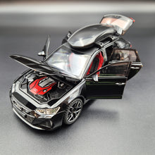 Load image into Gallery viewer, Explorafind 2022 Audi RS6 Avant Black 1:24 Die Cast Car