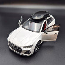 Load image into Gallery viewer, Explorafind 2022 Audi RS6 Avant White 1:24 Die Cast Car