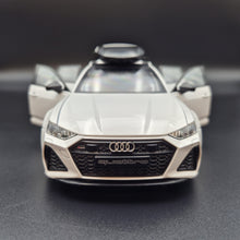 Load image into Gallery viewer, Explorafind 2022 Audi RS6 Avant White 1:24 Die Cast Car